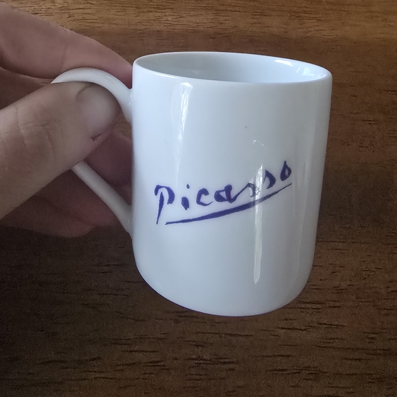 Picasso Dove White Blue Mug Cup - Picture 2 of 5